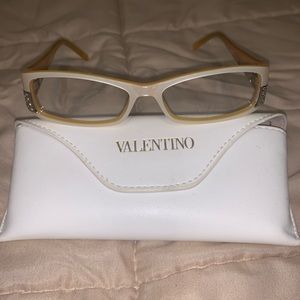 Valentino Yellow Crystal Glasses